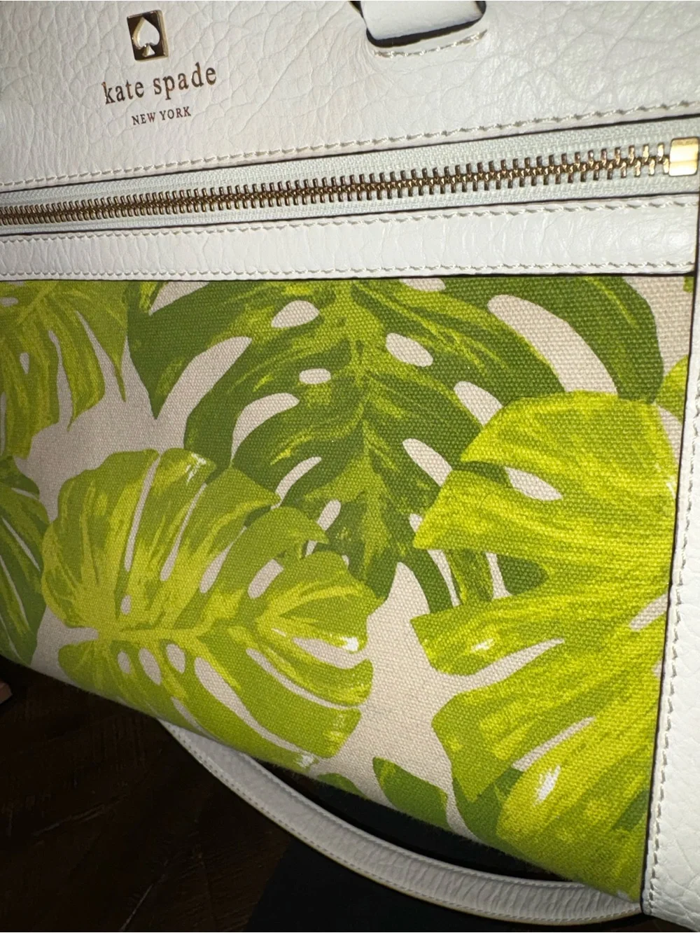 Kate Spade Perri Lane Romy Tropical Palm Leaf Satchel